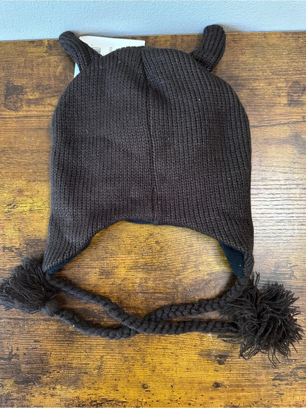 Thermo Wear Owl Animal Knit Hat Insulated Fleece Lined Winter Beanie Earflaps